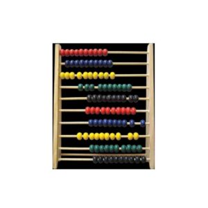 Butterfly wooden abacus 100 bead for early maths learning counting and number practice