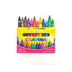 C-Thru jumbo wax crayons 12 pack for school colouring and primary classroom art activities.