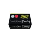 Croxley silver paper clips 33mm 100 pack for school papers and document organisation