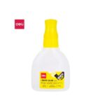 Deli clear liquid glue 50ml 7304 for school crafts paper projects and classroom use