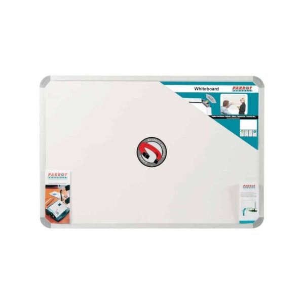 Magnetic whiteboard 1500 x 1200mm for classrooms teaching lessons and presentations