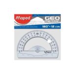 Maped 12cm protractor 180 degree 242180 for school maths and angle measurement