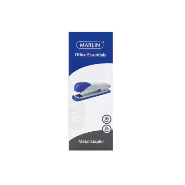 Marlin metal full strip stapler for school worksheets assignments and office documents