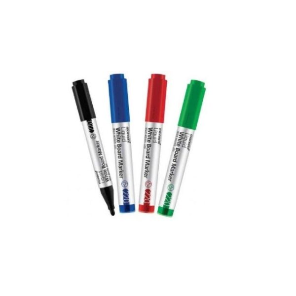 Monami Sigmaflo whiteboard markers set of 4 for classroom teaching and presentations