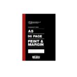 Music manuscript book for school music lessons, notation practice, composition, and theory work.