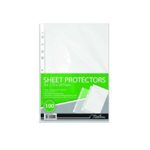 Plastic pockets TP40 pack for protecting school documents worksheets and notes in files