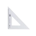 Primeline 45 degree set square 21cm for school geometry maths and technical drawing