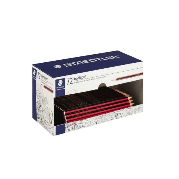 Staedtler Tradition 110 HB pencils 72 pack for school writing drawing and classroom use