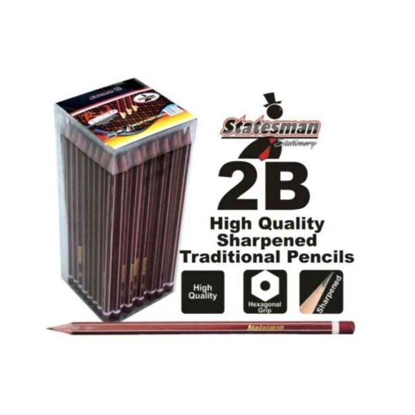 Statesman 2B Pencils 100 Pack