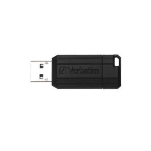 Verbatim PinStripe 64GB USB flash drive for school assignments digital files and storage