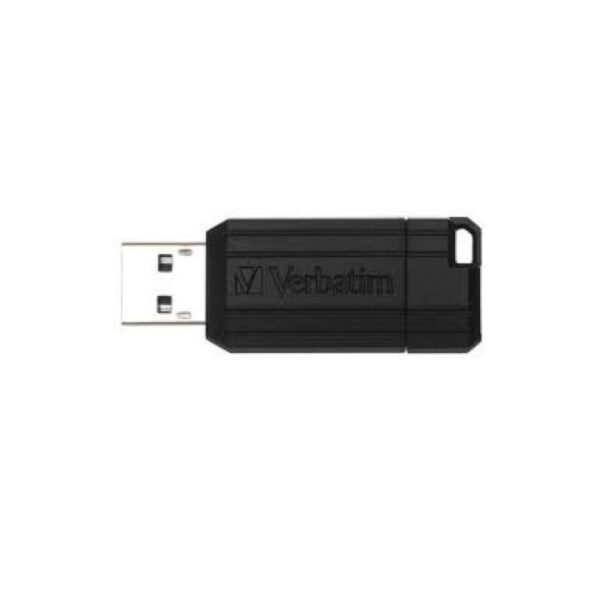 Verbatim PinStripe 64GB USB flash drive for school assignments digital files and storage