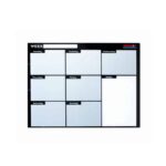 Weekly lesson planner cast acrylic 600 x 450mm for classroom schedules and teaching plans