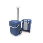 Weelie school trolley bag navy waterproof style school bag for books and stationery